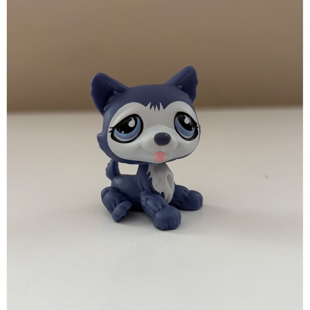 Littlest Pet Shop Husky #785 Indigo Blue Hasbro Authentic G2